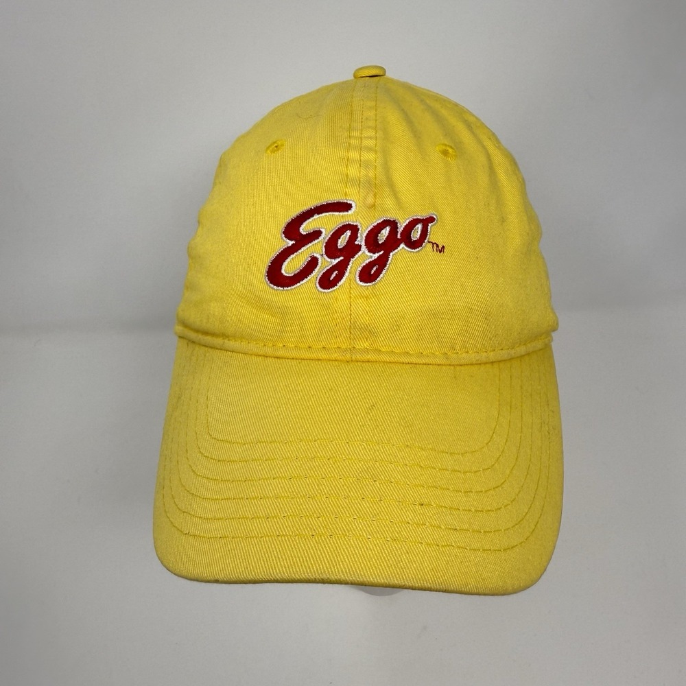 Kellogg's Eggo Waffle Yellow Cap Hat Collectibles Strapback Adjustable Cotton‎